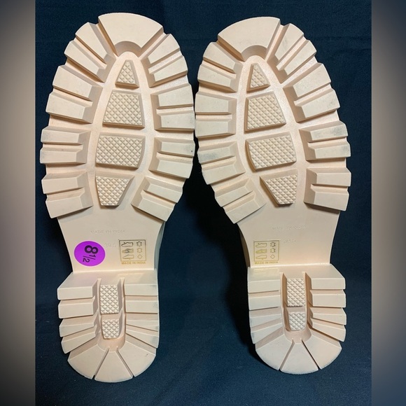 Free People Lyra Lug Sole Penny Loafer Shoes Women Size 8.5 Platform Chunky - Picture 5 of 8